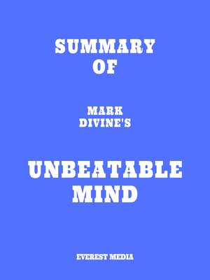 cover image of Summary of Mark Divine's Unbeatable Mind